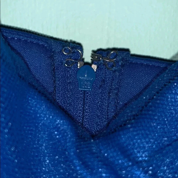 CITY STUDIO Blue Short Tulle Prom/Formal Dress 3 - Picture 7 of 8